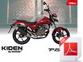 A6 Bike brochure for Kiden Pices 125